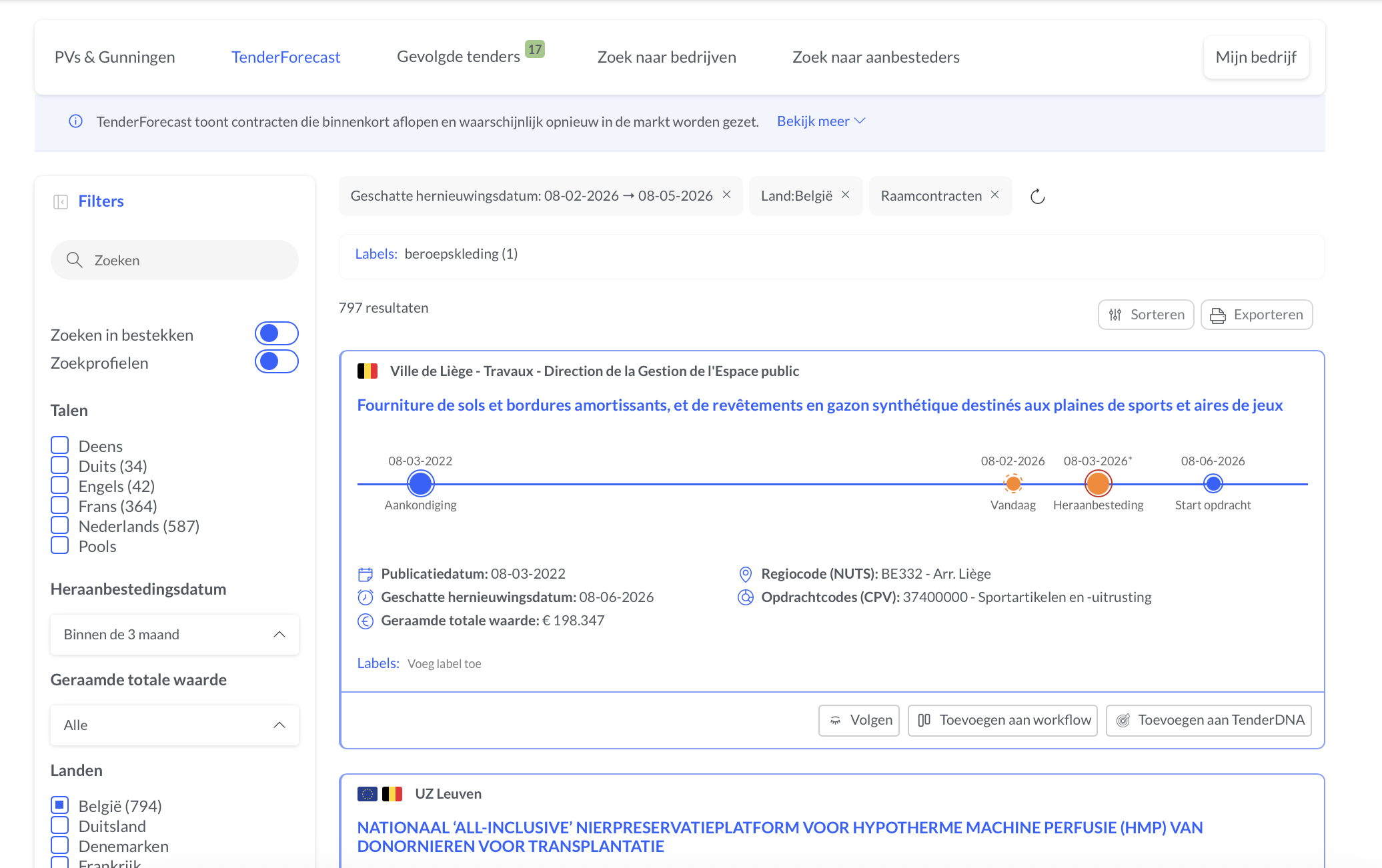 TenderForecast: anticipe los contratos que están a punto de expirar